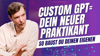Folgen-Cover: #11: So baust du deinen eigenen KI-Praktikanten – Custom GPTs einfach erklärt